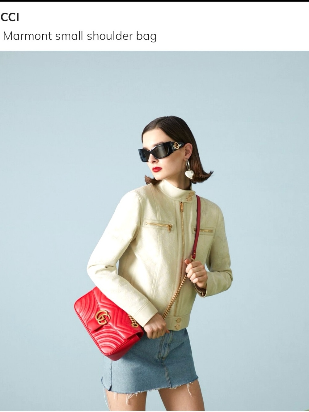 Gucci GG Marmont Matelass’e Small Shoulder Bag